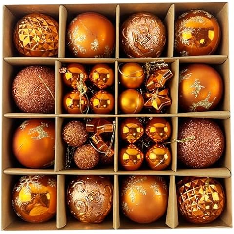 Yumatch 44 PCS Christmas Baubles Set Cover