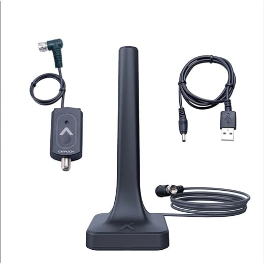 Antena Digital Interna 4k Hdtv e Amplificador Booster 26db