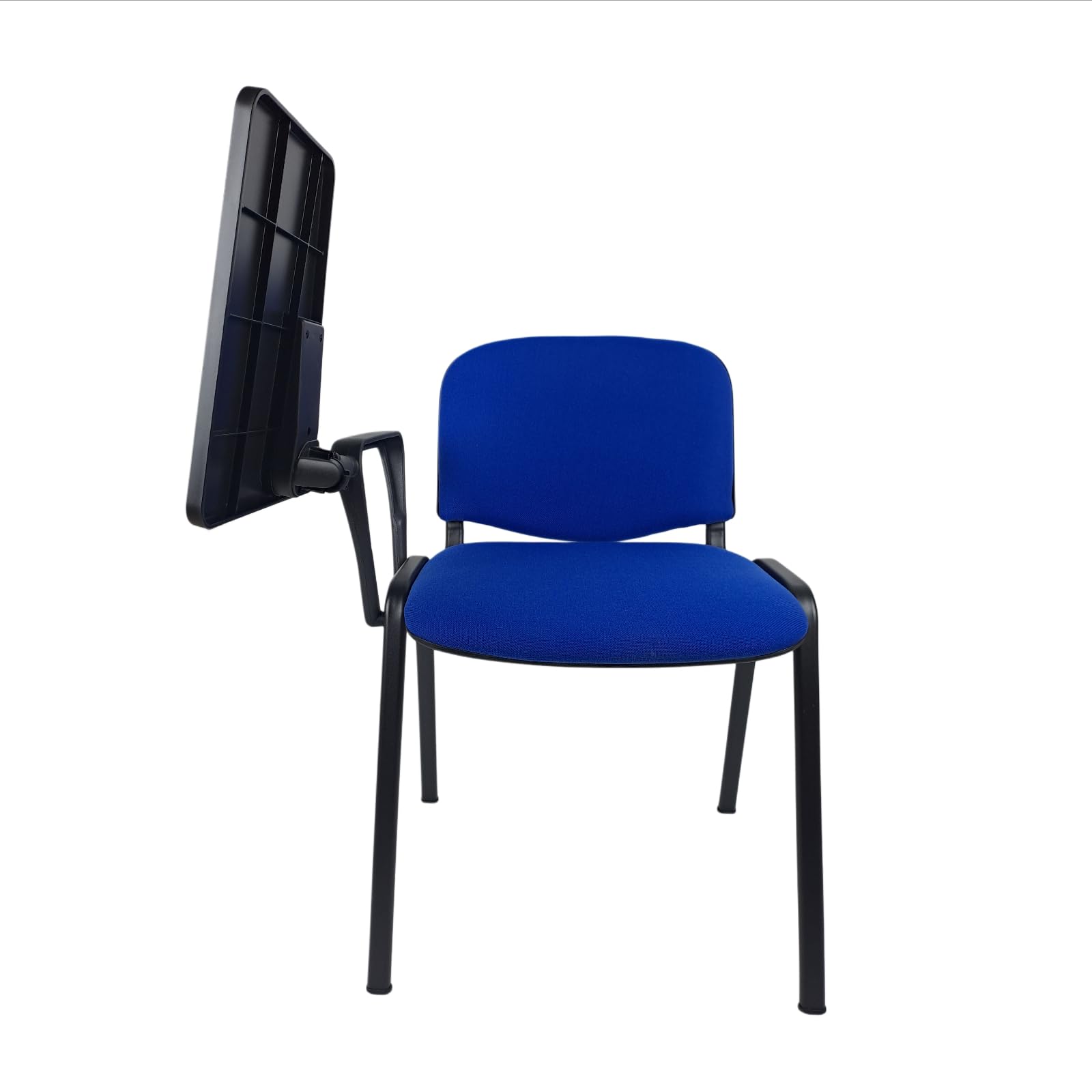 Set 5 Sedie Conferenza con Scrittoio Ribaltabile | Sedia Aula Formazione Università e Sala Riunioni | Seduta Ergonomica | Vari Colori