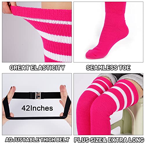 Image of Abodhu Plus Size Thigh High Socks for Thick Thighs Women- Extra Long Widened Extra Long Thick Knit