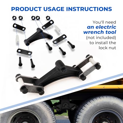 Trailer Shackle Kit, Heavy-Duty Trailer Leaf Spring Kit for Double Eye Springs (3.5K-7.2K Axles), 312L Shackle Straps, with Installation Hardware and Anti-Rust Coating, Durable Trailer Repair Parts by Siapupy - Image 4