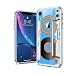 Cocomong for iPhone XR 6.1" Clear Phone Case Retro Cassette Tape Designed Flexible TPU Protective Cover for iPhone XR Anti-Drop-Scratch Shockproof Bumper Gifts for Women Girls Men Boys Cute Tape Case