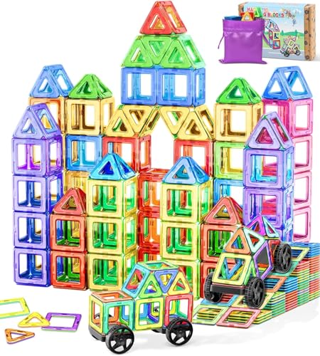 COOLJOYA Magnetic Tiles Building Blocks