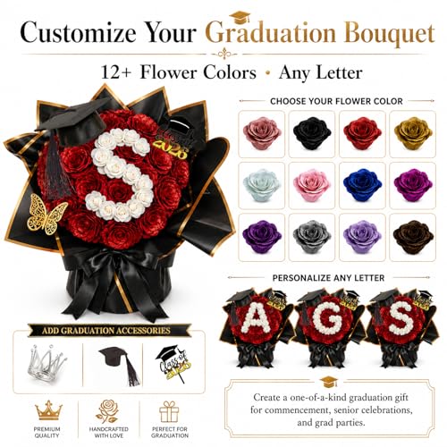 Kit personalizado ramo de graduación DIY para 2026 miniatura 2