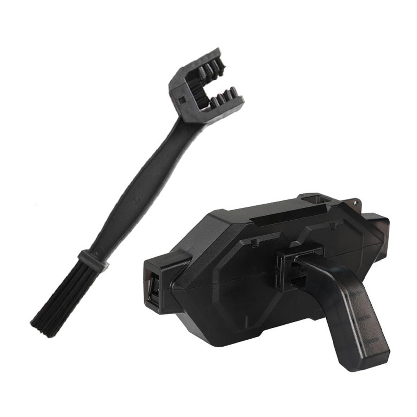 Leapiture Cycle Chain Scrubber Chain Brush Portable Chain Gear Cleaner Chain Maintenance Kit for Mountain Biking Owners Cyclists