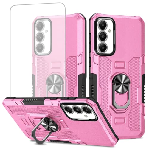 Coque Galaxy A15 antichoc avec béquille magnétique et verre trempé