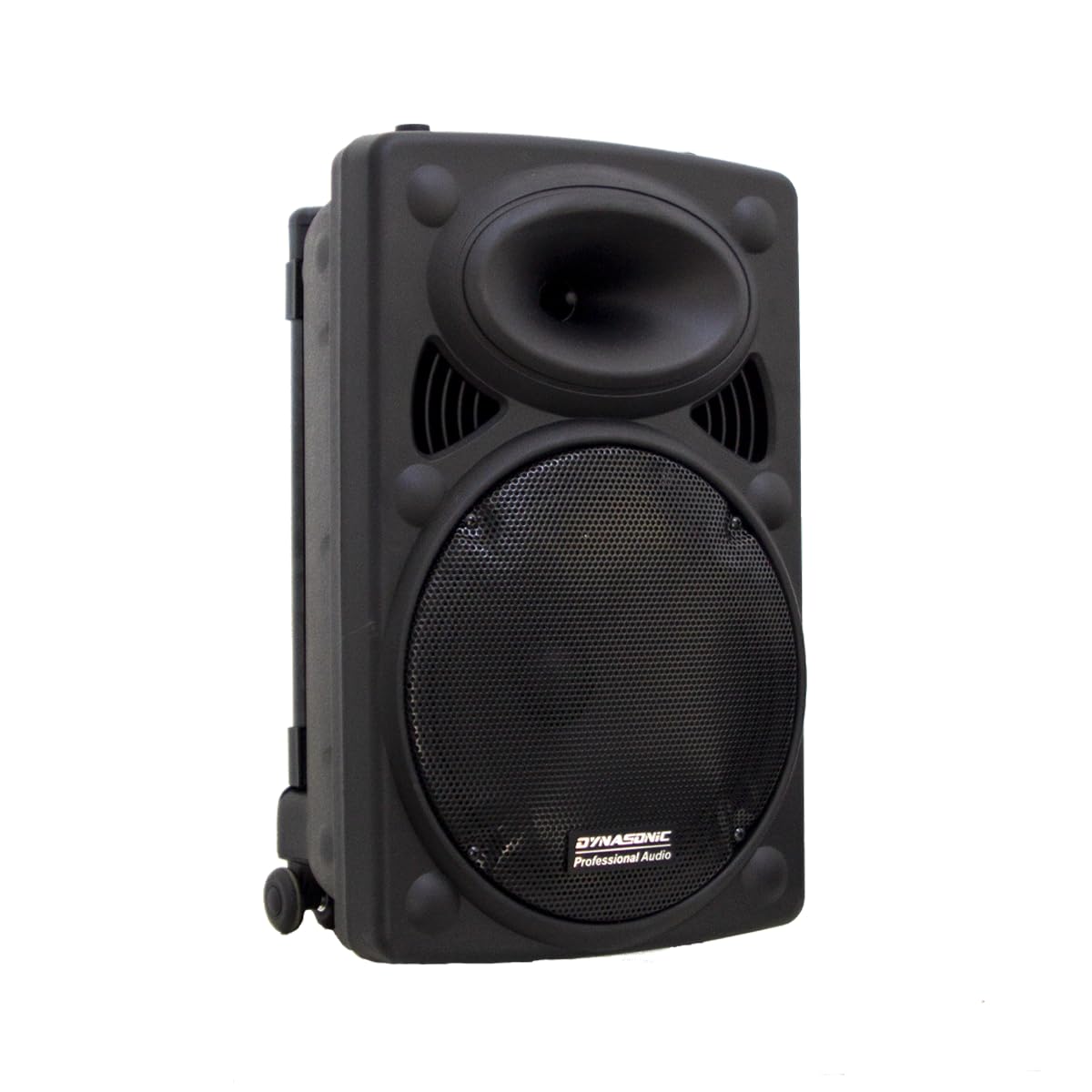 DYNASONIC Dynapro Altavoz Autoamplificado Potente 12"/700W, Altavoz Bluetooth Portátil 2 Micrófonos, Sistema PA, TWS, USB/SD y Batería Larga Duración. Ideal para Exterior