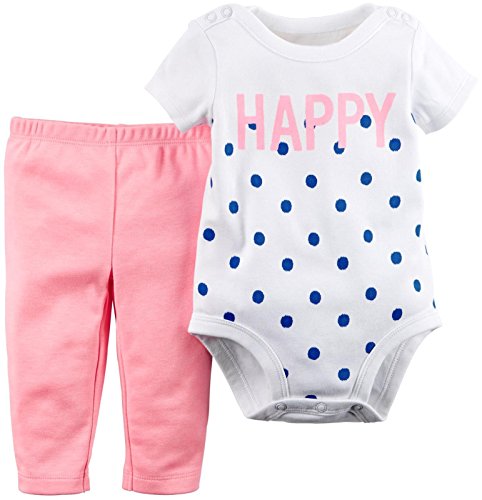 Carter's Baby Girls' 2 Piece Set 121g440 blanc 24 mois pour bébé