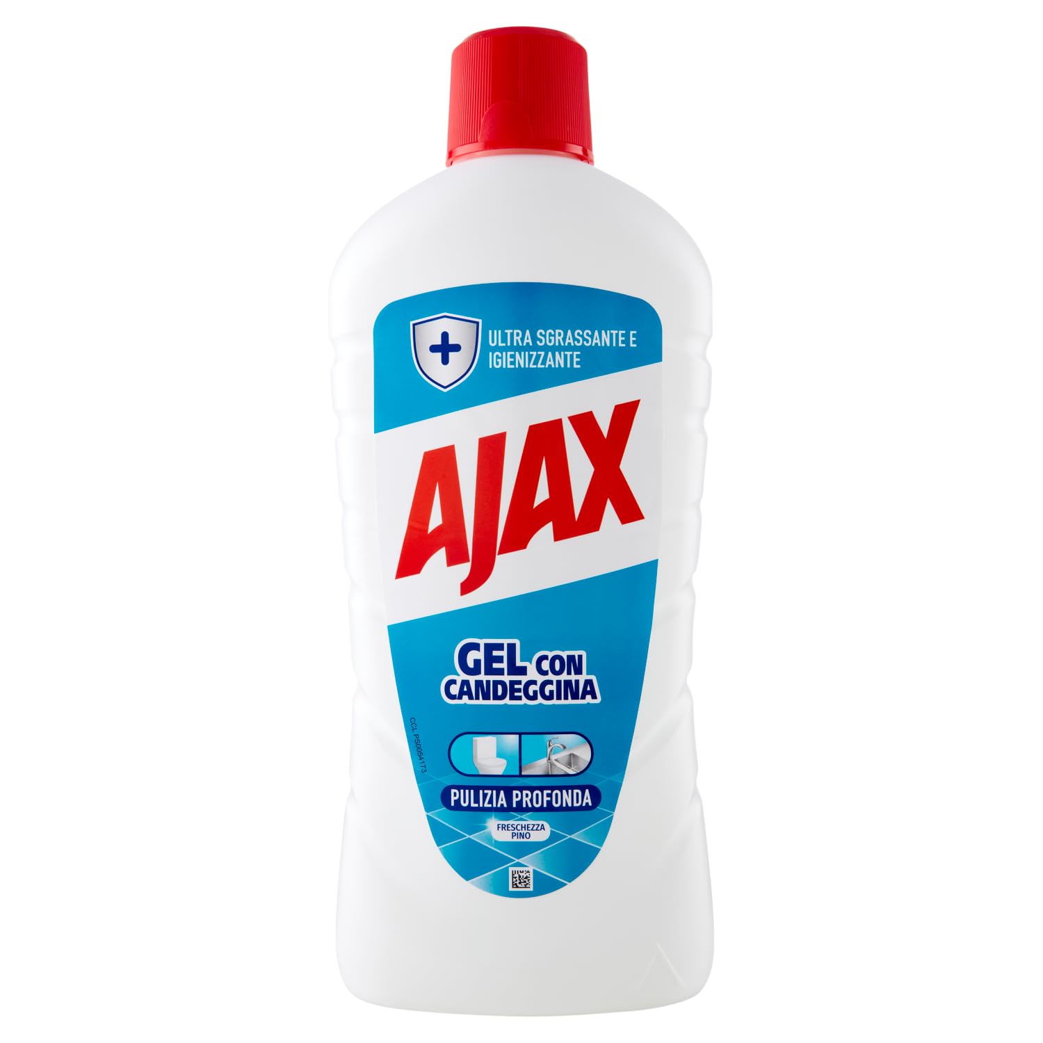 Ajax detersivo pavimenti gel con candeggina e pino igienizzante 950 ml
