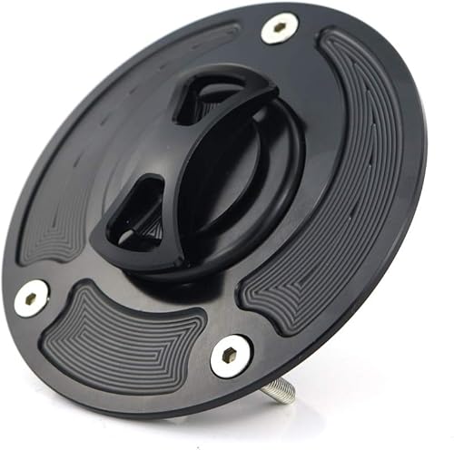 Xitomer GSXR - Tapa de tanque de gasolina de 3 agujeros para motocicleta, tapa de combustible, aleación de aluminio CNC, apta para HAYABUSA GSX