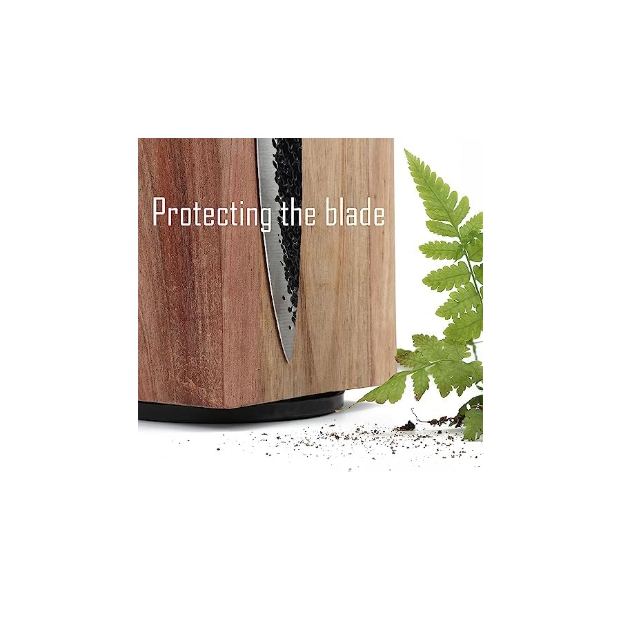 Knife-Block-With-Strong-Magnets360-Magnetic-Knife-Holder-without-KnivesDisplay-Stand-and-Storage-Rack-without-Knives Azauvc Knife Block With Strong Magnets,360 Magnetic Knife Holder without Knives,Display Stand and Storage Rack without Knives
