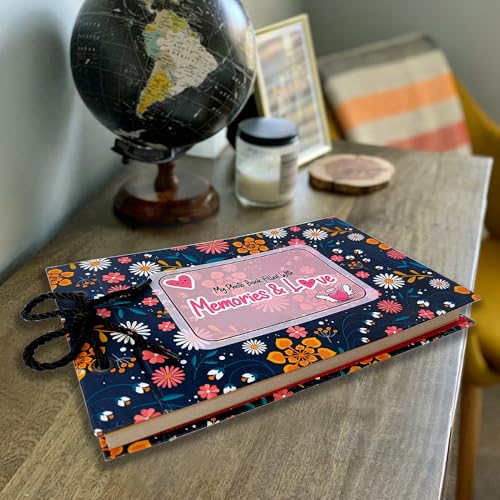 Image of Sehaz Artworks Scrap Books For Memories | Scrapbook Mcolor - 29 X 18 CM | scrapbook book, photo album book, photo book, scrapbook album, memory book, photo album scrapbook, photo books for memories