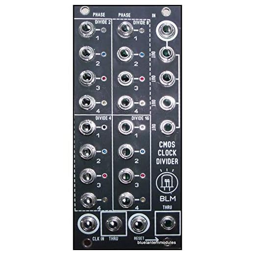Blue Lantern BLM CMOS Clock Divider Eurorack Synth Module