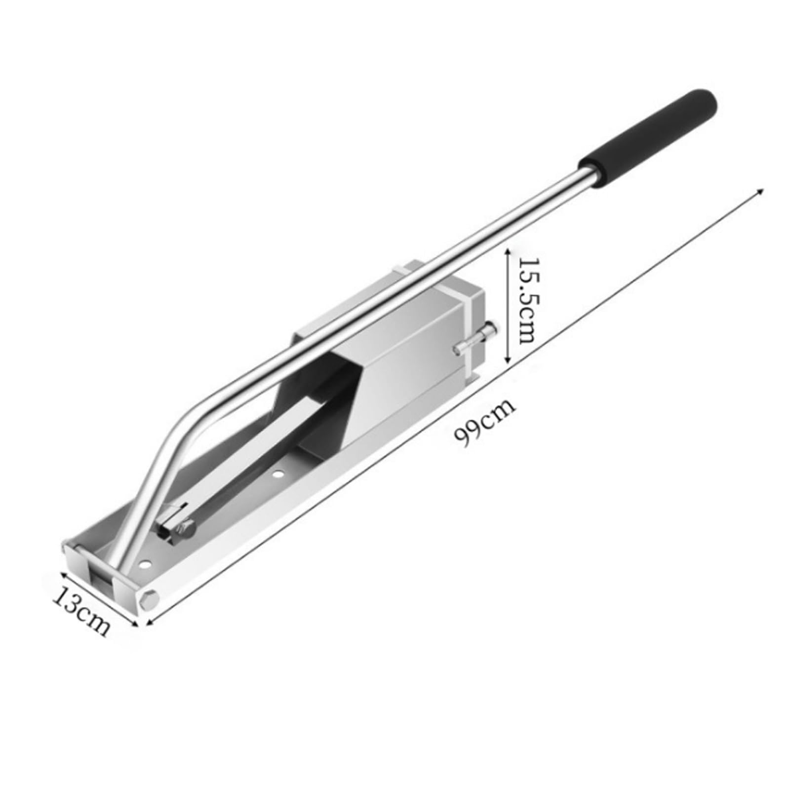 Extrusora de arcilla para montaje en pared, acero inoxidable con 4 moldes para construcción de bobinas, esculpir y construir a mano, tamaño: 99 x 13 x 15 cm