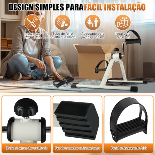 Mini Bicicleta Ergometrica, PortáTil Mini Bicicleta Ergometrica Fisioterapia, Bicicleta Fisioterapia