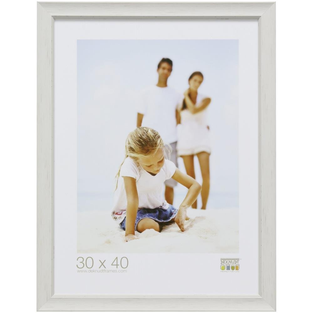 Deknudt Photo Frames, Resin, White, 10 x 15 cm