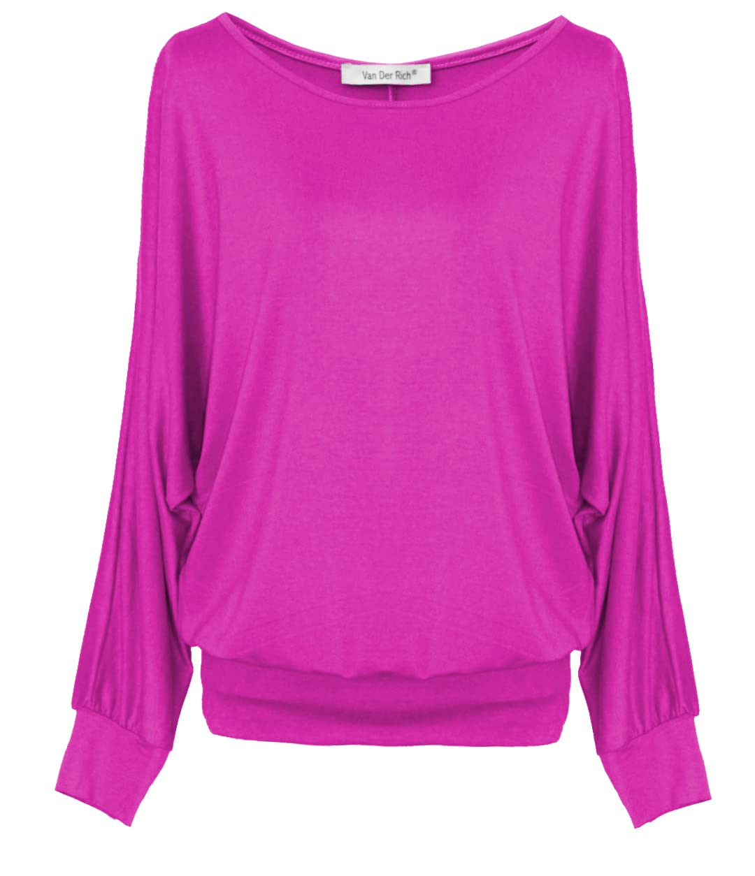 Van Der Rich ® - Oversized Pullover - Damen (ML-Fuchsia, XL)