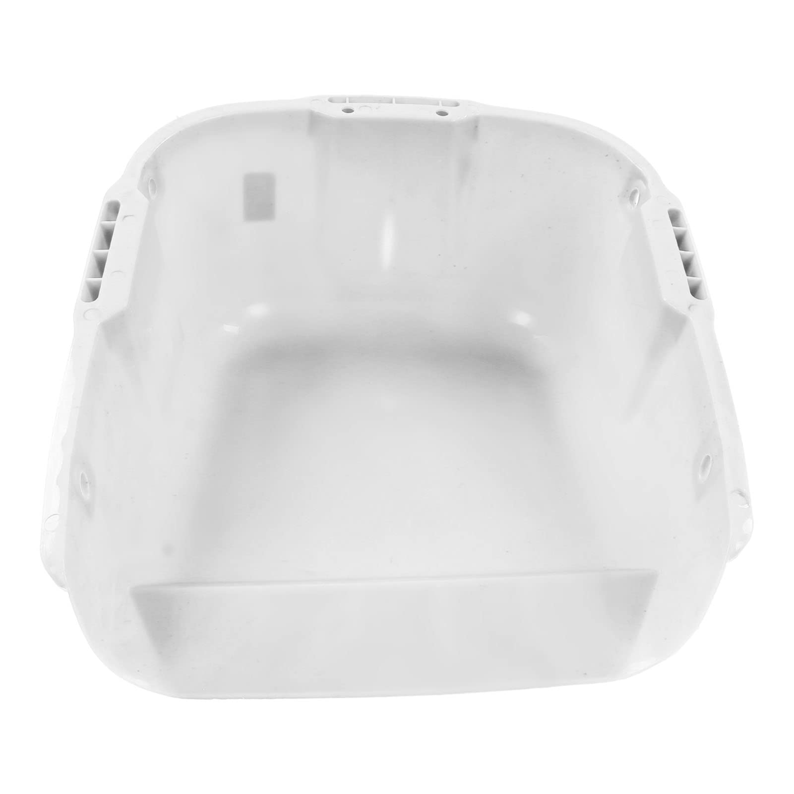 Hyuduo Recogedor de Alta Resistencia, Material Plástico con Diseño de Doble, Gran Capacidad para una Fácil Limpieza en Uso Industrial y Agrícola (White)