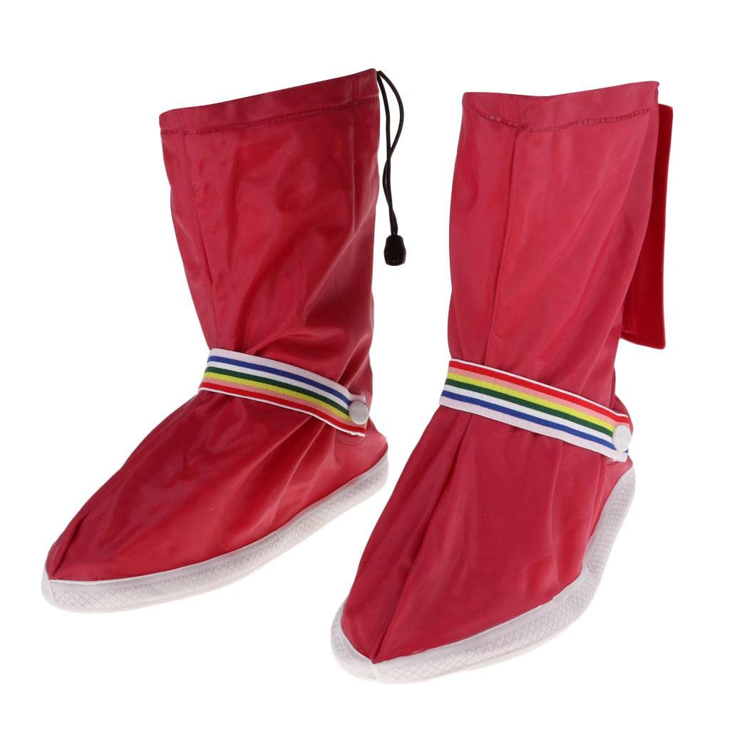 Enakshi® Waterproof Shoe Cover Rain Snow Boot Overshoes for Women Men Red L|Sporting Goods | Cycling | Cycling Shoes & Shoe Covers | Shoe Covers-image-39