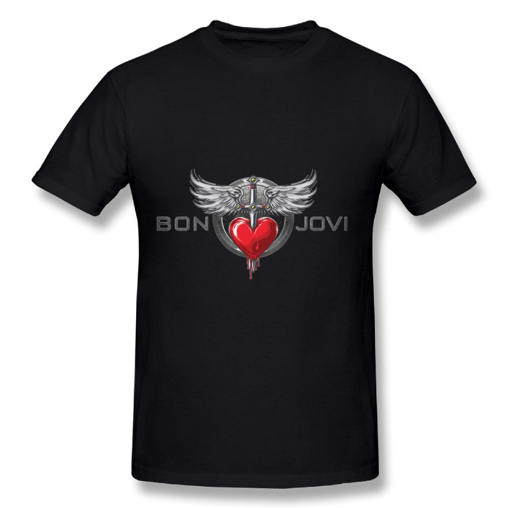 Best Black T Shirt For Men This House Is Not For Sale Lyrics Bon Jovi-