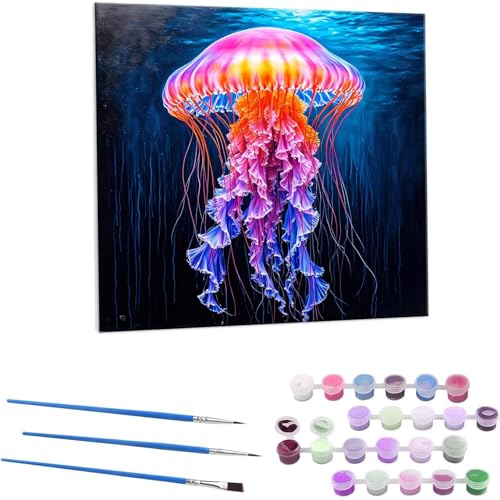 FNQ G Paint by Numbers hG Lbg l ʂ肦 lphGLoXNtg  LoXA[g uVƃANG̋, ItBX CeA rO, ւ̃Mtg 60x60cm (t[