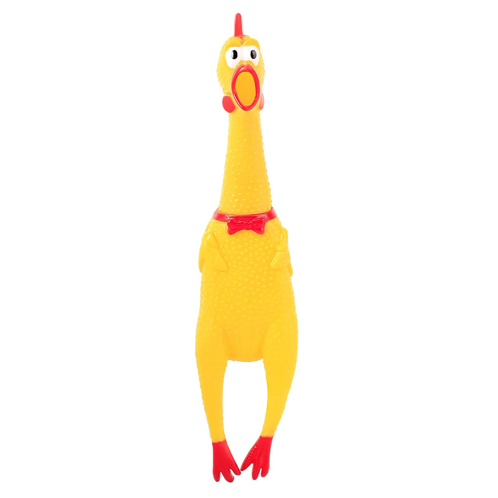 ZYWQ Rubber Chicken, Squeaky Dog Toy for Pets, Children and Adults (30cm/12")