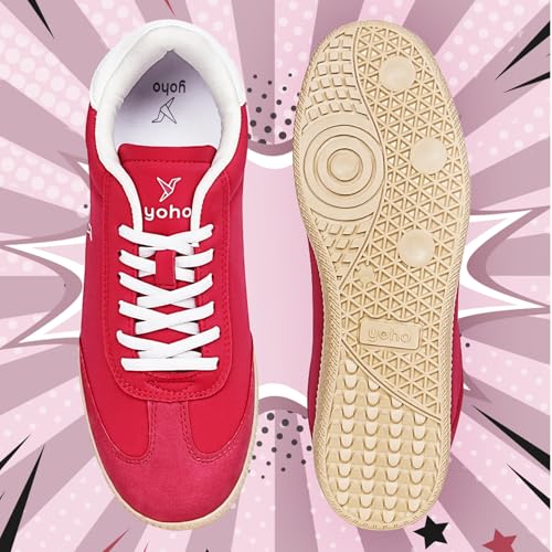 Image of YOHO Quoi Sneakers for Women | Soft Lining & Cushioned Insoles Shoes | Stylish & Casual Everyday | Vibrant Colours