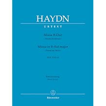 Mass in B-flat major - Harmonie Messe - Harmony Mass Hob.XXII14 Vocal Score