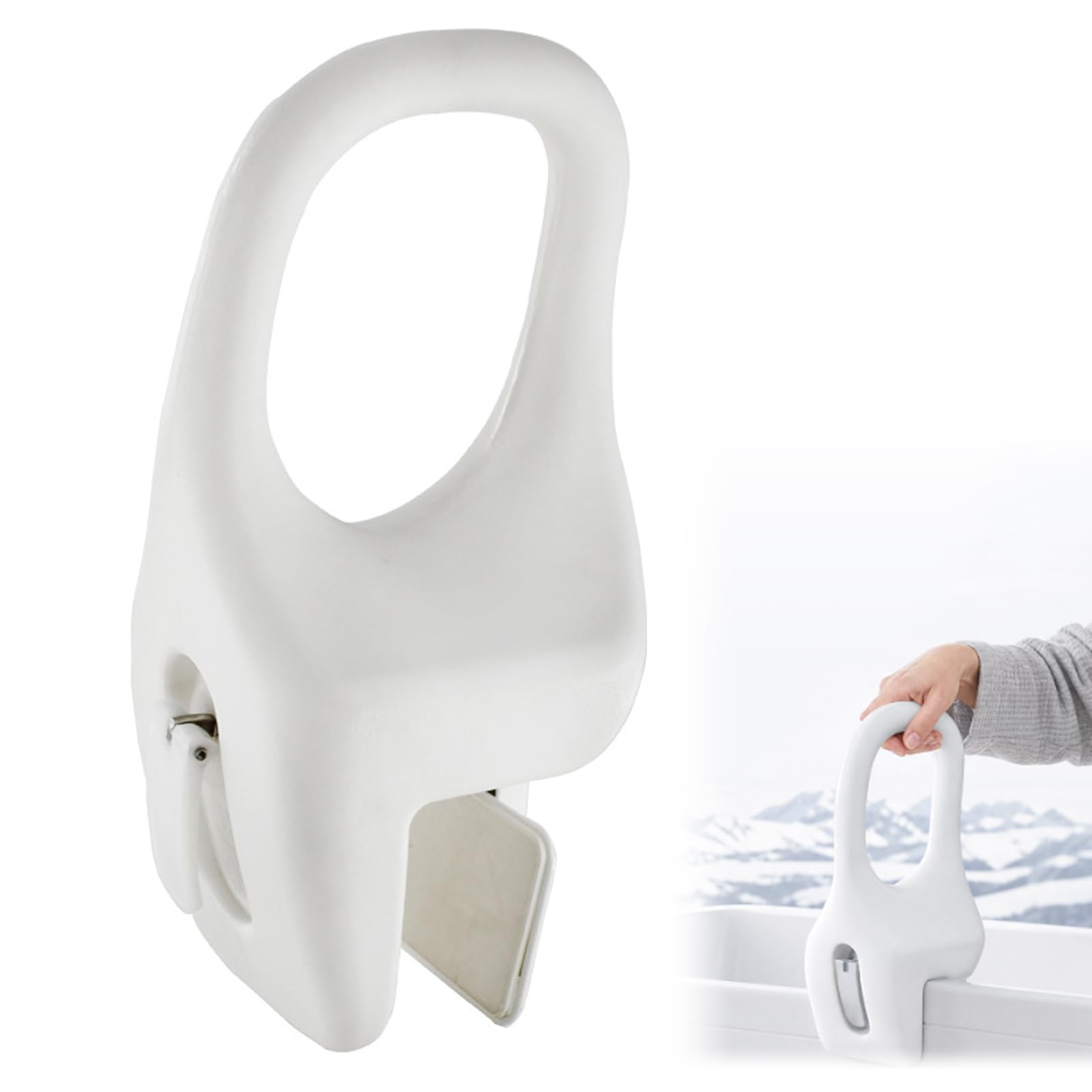 Badewannen Einstiegshilfe, Haltegriff Verstellbar 7 bis 16 cm, für Senioren