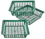 SCHÖNE OPTIK: Gestaltung Ihres Gartens wird vereinfacht | Blumenbeete können gleichmäßig & strukturiert bepflanzt werden | Schalen sorgen für eine bestmögliche Nutzung der Fläche | Ordentliches Erscheinungsbild während der Blütezeit