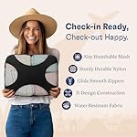 Shacke Premium 5 Packing Cubes Set - Lightweight Mesh Travel Luggage Organizers with Laundry Bag, 5-Piece Suitcase Storage System (Black) - Image 5