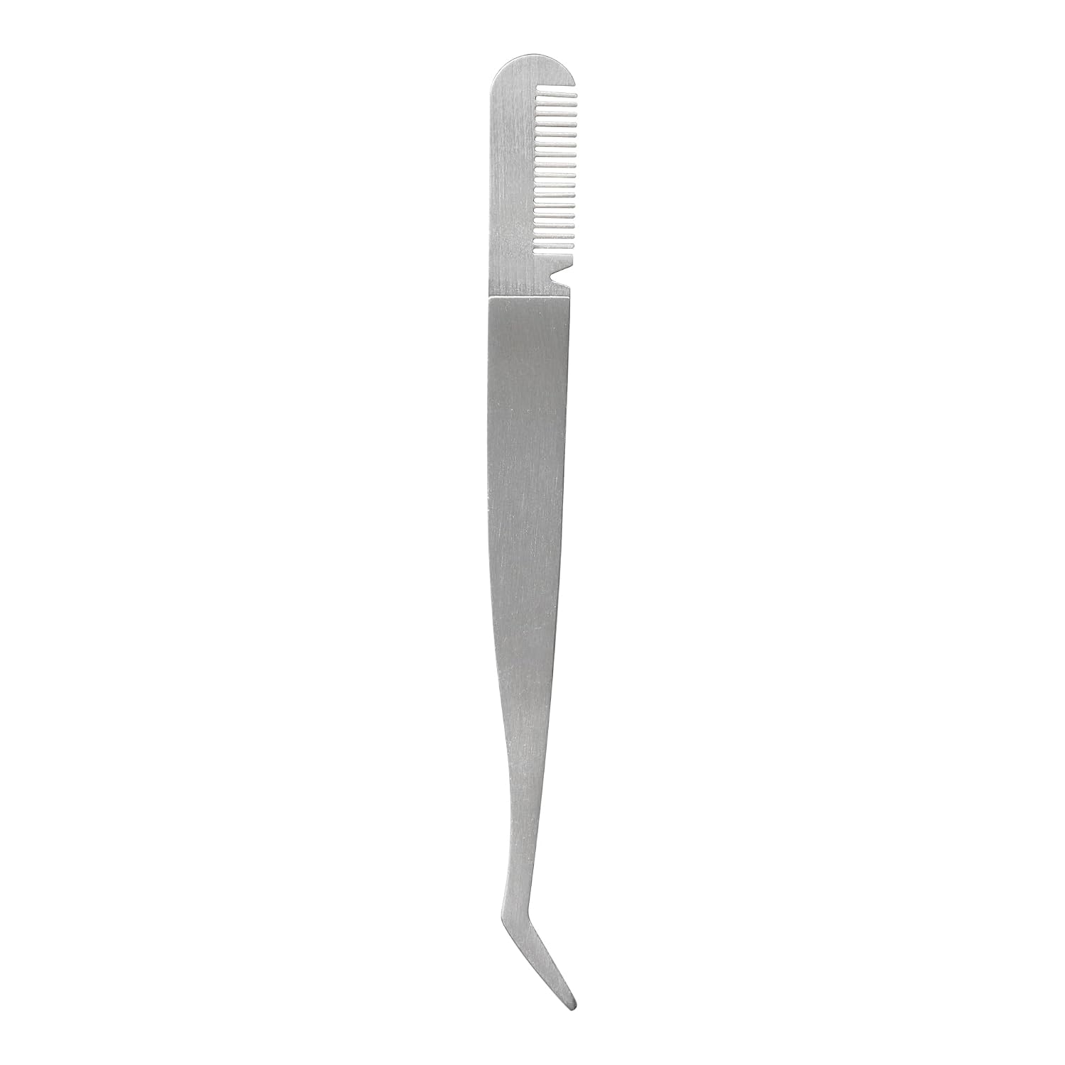 e.l.f. False Eyelash Applicator, Dual-Ended Tool Featuring Tweezers & Comb For Easily Applying False Lashes, Stainless Steel, Vegan & Cruelty-Free