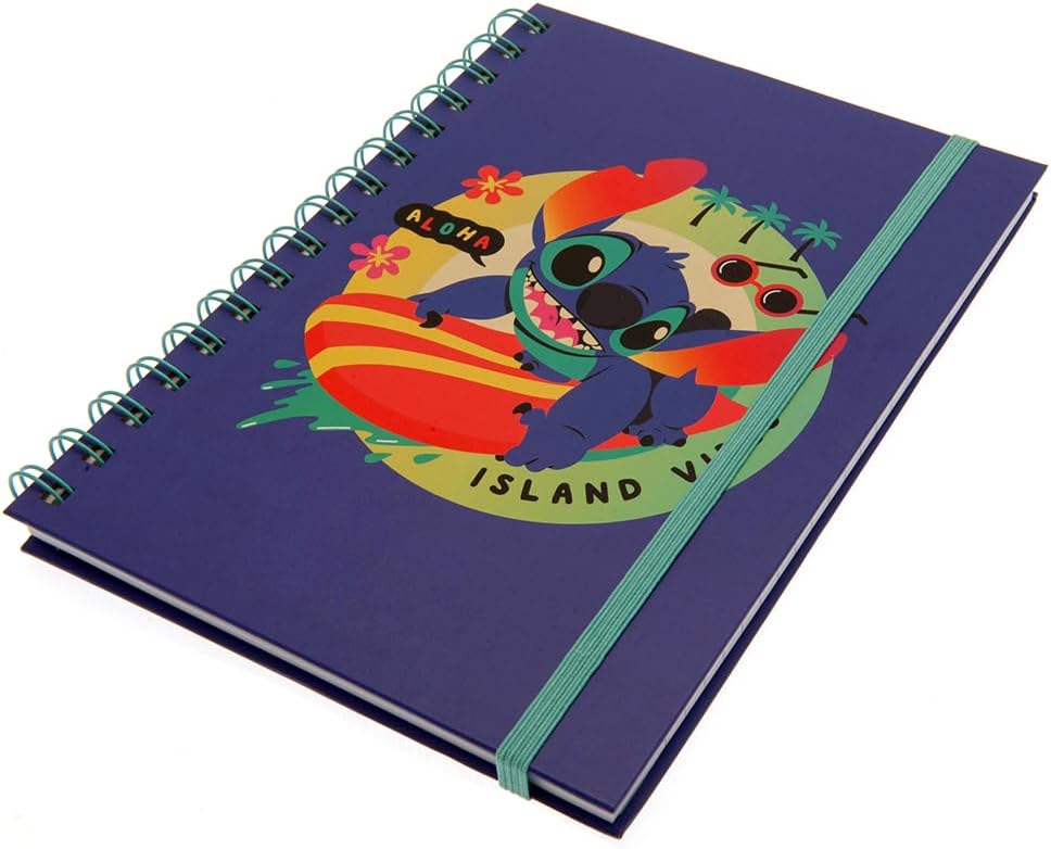 Pyramid International Disney Lilo and Stitch Wiro Notebook (Acid Pops Design) A5 Writing Book and Journal, Lilo and Stitch Gifts for Girls, Boys, Women and Men - Official Merchandise