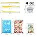 67PCS Slime Supplies Include Sugar Paper Ingredients Floam Beads Fish Bowl Beads Shell Glitter Jars Slime Containers with Lids 4OZ