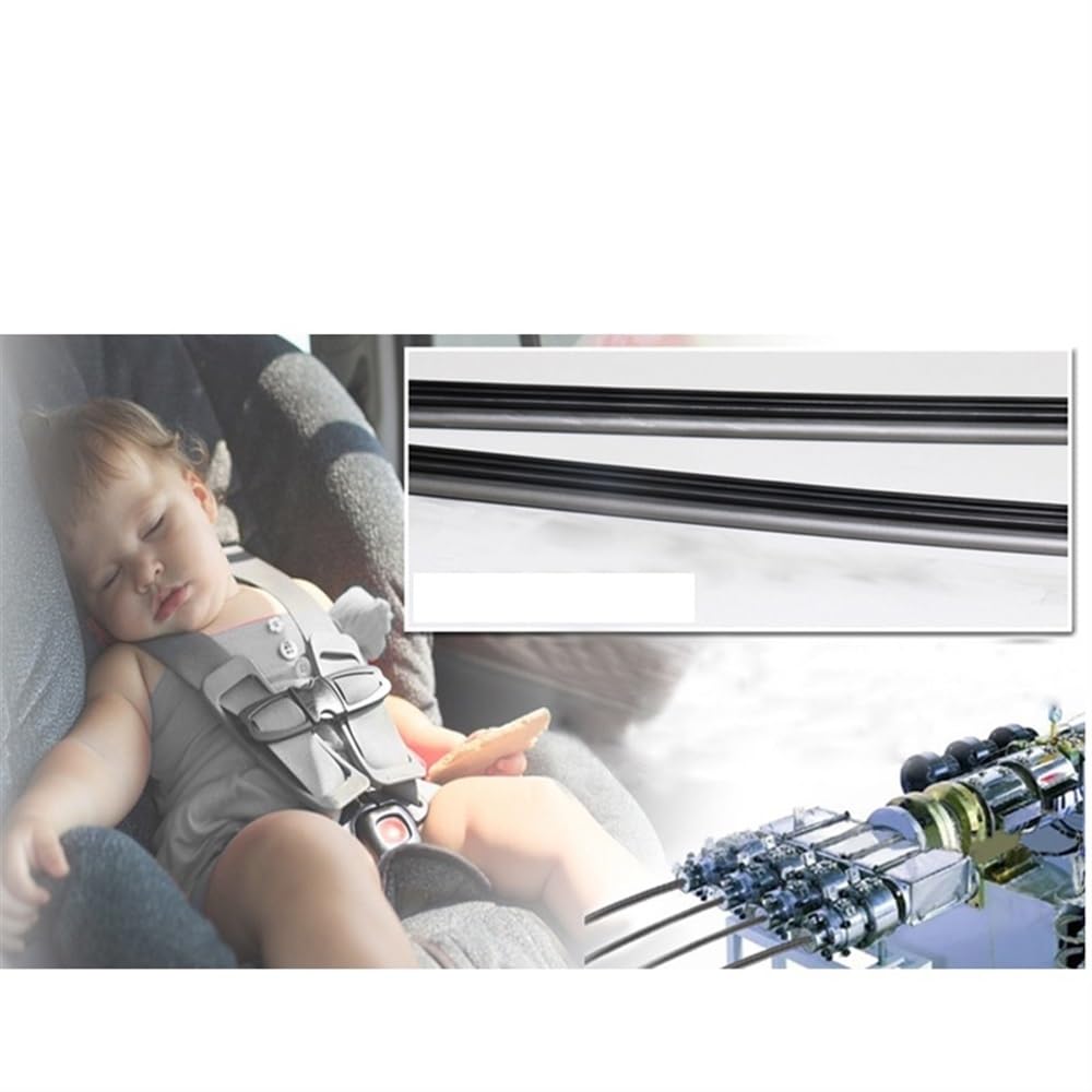 Spazzole tergicristallo Auto Spazzole Tergicristallo per Auto, Spazzole Tergicristallo, Lavavetri, Compatibile con Nissan per X-Trail T32 2014-2018 (Color : 1)