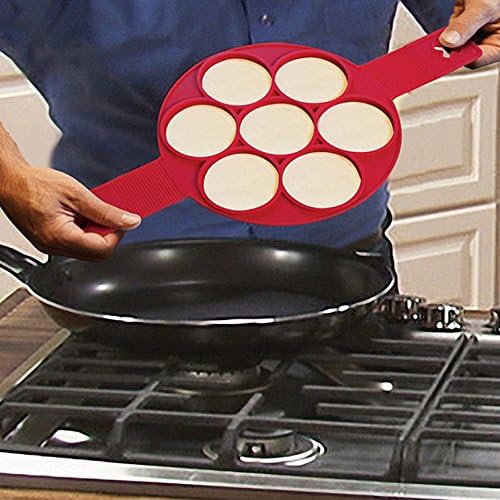 Miniatura 7 de Itian Anillos De Huevo Frito Antiadherentes, Molde De Tortilla, Molde De Silicona Para Panqueques, Enrollados Para Huevos Fritos, Huevos Escalfados, Panqueque, Panecillos Ingleses, Hamburguesa