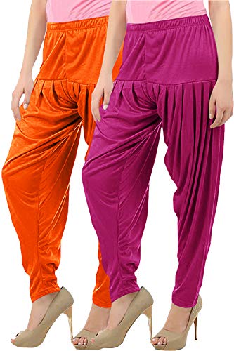 Image of Buy That Trendz Patiala Salwar for Women Relaxed Fit Viscose Patiyala Salwar Harem Bottom Pants