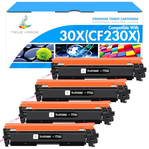 TRUE IMAGE 30X Black High Yield Toner Cartridge 4-Pack