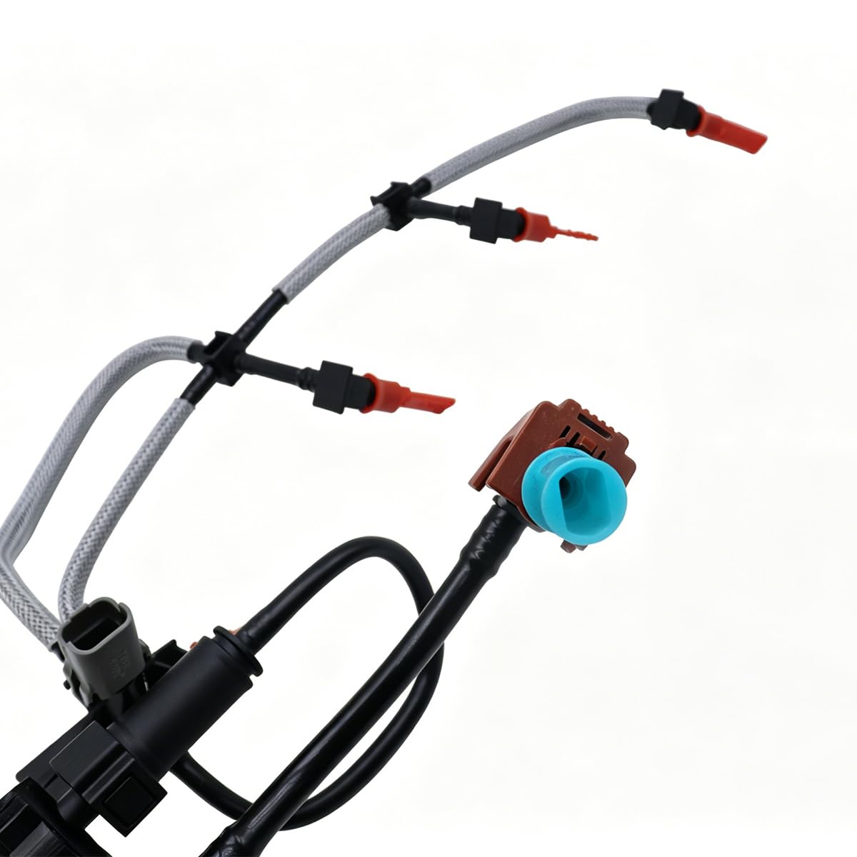 Huba Fuel Leak Off Pipe 4M5Q9K022AG 1521487 - Boquilla de inyección diésel con sensor para CMax Focus Mondeo IV 1,8 Tdci Transit