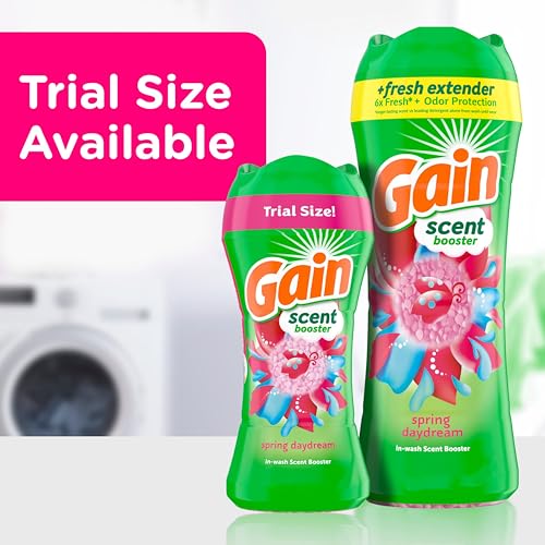 Gain In-Wash Laundry Scent Booster, Spring Daydream Scent, 18.2 OZ, Fresh Extender + Odor Protection - image 8