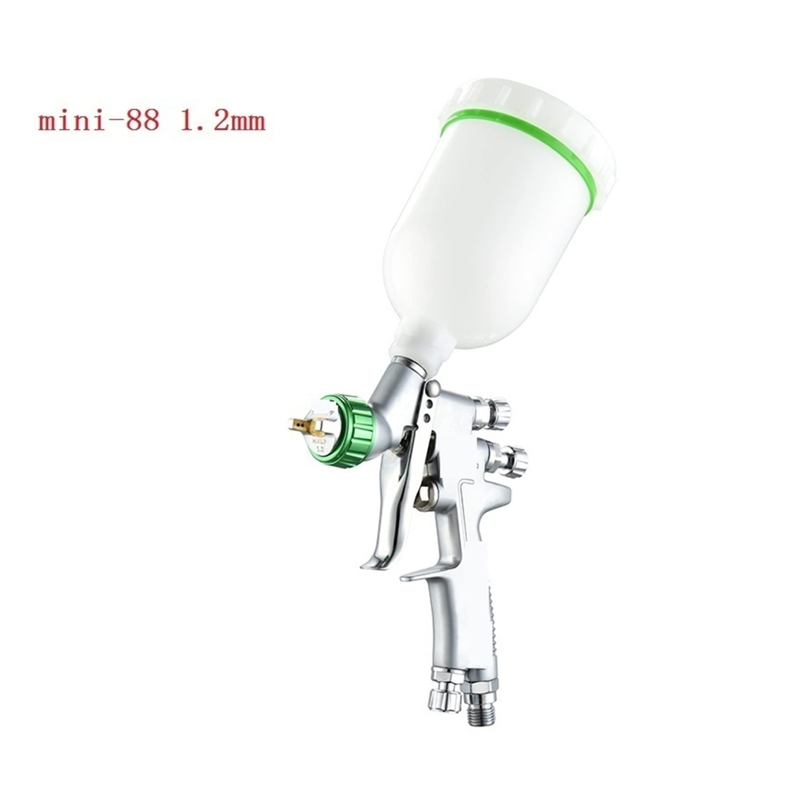 Pistolet do malowania, Mini88 Pistolet Natryskowy 1.0/1.2mm Aerograf Top Rozpylacz Farby Do Malowania Narzędzi Samochodowych Gorąca Sprzedaż do mebli, szafek, płotów, ścian, drzwi