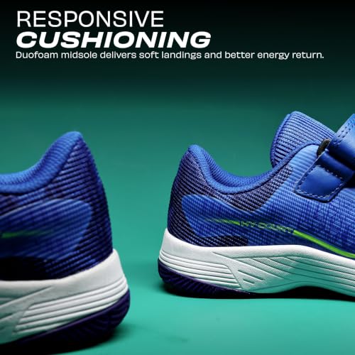 Image of Nivia Hy-Court 3.0 Kids Indoor Court Shoes, Lightweight Non-Marking Badminton Shoes with Cushioned Comfort & Durable Grip for Juniors