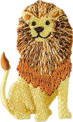 Écusson Lion Hamanaka Arbre des animaux H457-980 pour customisation textile