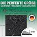 48 Stück Terrassenpads Aus Gummi | 50x100 Mm, 3 Mm Stark | Für Terrassen, Balkone & Gartenhütten
