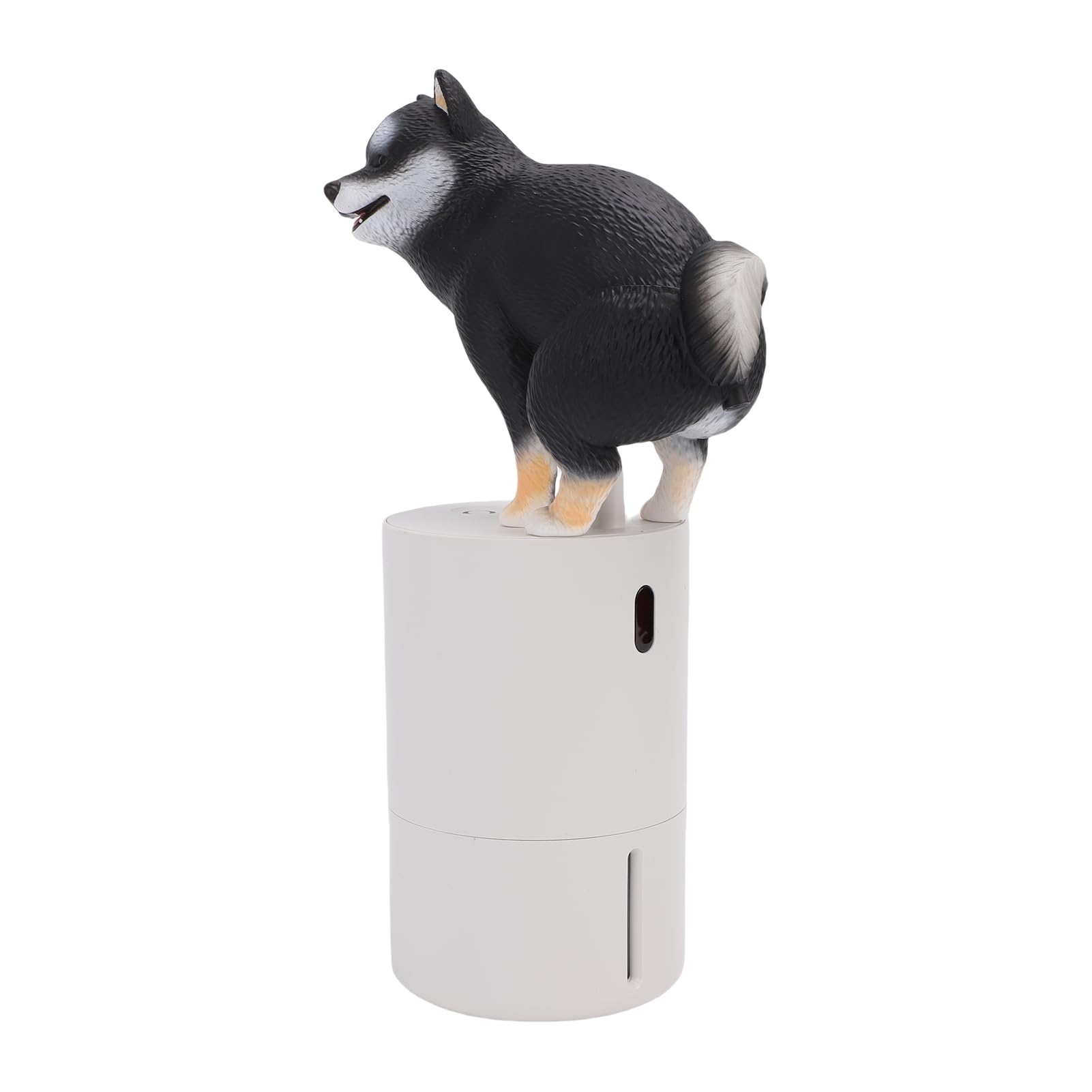 Annadue Lustiger Hundeschaum-Seifenspender, Niedlicher Tierischer Berührungsloser Automatischer Seifenspender für Badezimmer, Küche, Einweihungsgeschenke (Black)