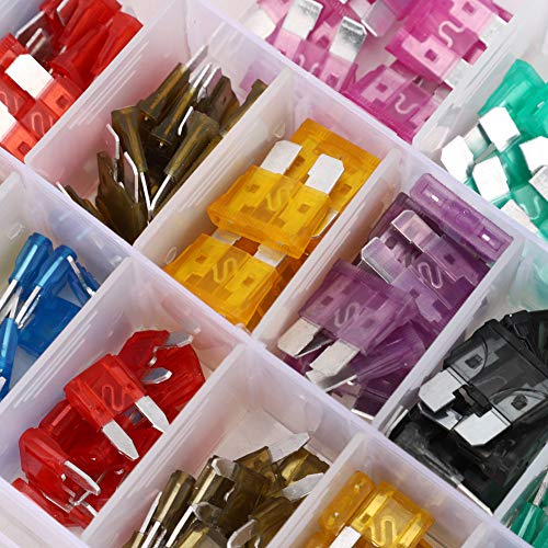 Kit de 220 fusibles para automóvil con caja de almacenamiento miniatura 7