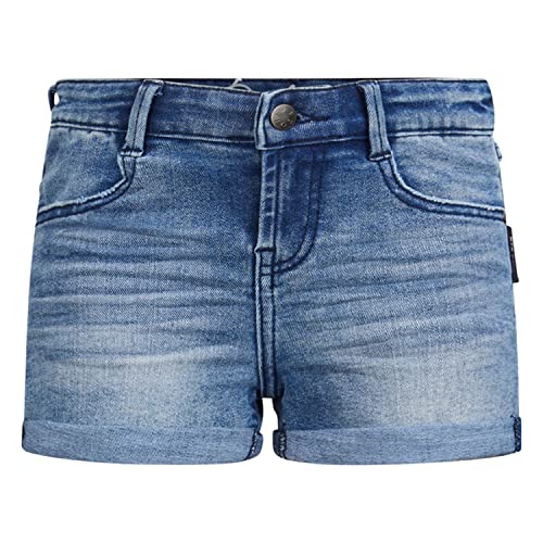 Short en denim fille Tiarra faded blue en jean ajustable