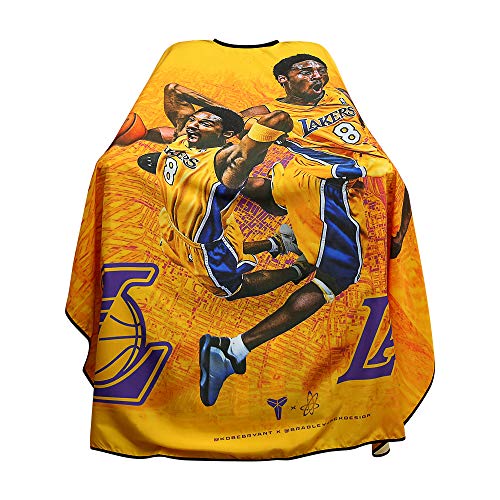 Barber Cape, Hair Cutting Cape with Snap Closure, Professional Salon Cape, Hairdressing Haircut Cape - Waterproof Polyester Hair Cape, for Hairdresser Styling & Home, 64'' x 57'' (Orange)