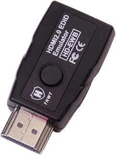 THWT HDMI 2.0 4K EDID Emulator (Model: HD-EWB), Support EDID Copy and Emulation, HDCP Passthrough, PreSET EDID is 1080p@60Hz and 4K@120Hz