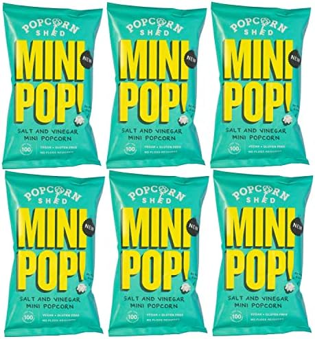 Movie Night Popcorn Mixed Variety Pack of 10 - Mini Pop! Popcorn, Vegan, Gluten Free, Allergen Free, Low Calorie Healthy Snack
